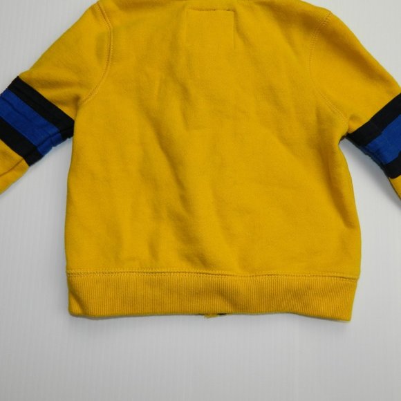 Oshkosh B'Gosh Boys 6 Month Yellow Full Zip Hoodie - Picture 8 of 8